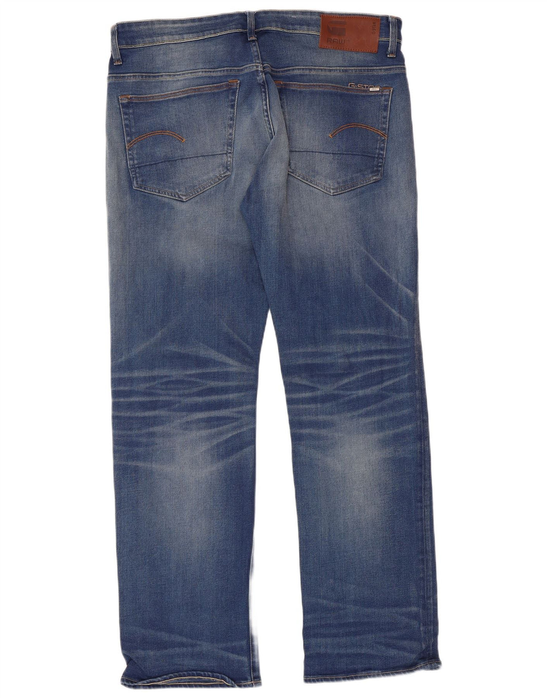 Calça jeans reta masculina G-STAR 3301 W35 L32 algodão azul