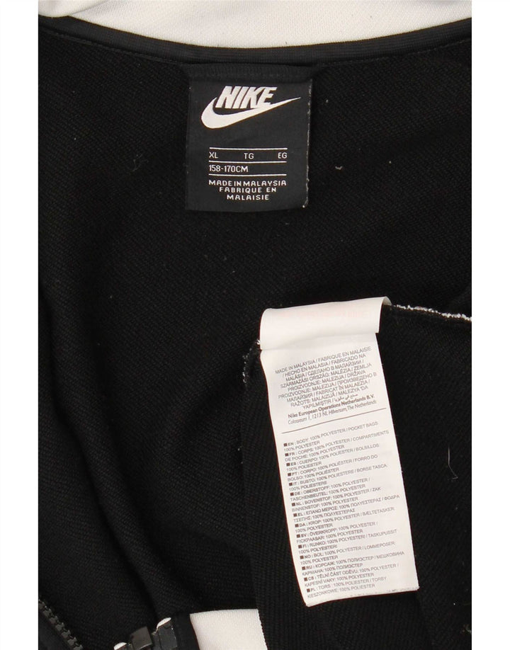 Jaqueta Nike Boys Tracksuit Top 13-14 Anos XL Preto Colorblock Poliéster
