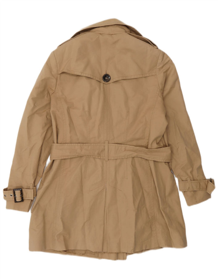 Casaco impermeável feminino Marks & Spencer Autograph UK 16 grande bege clássico