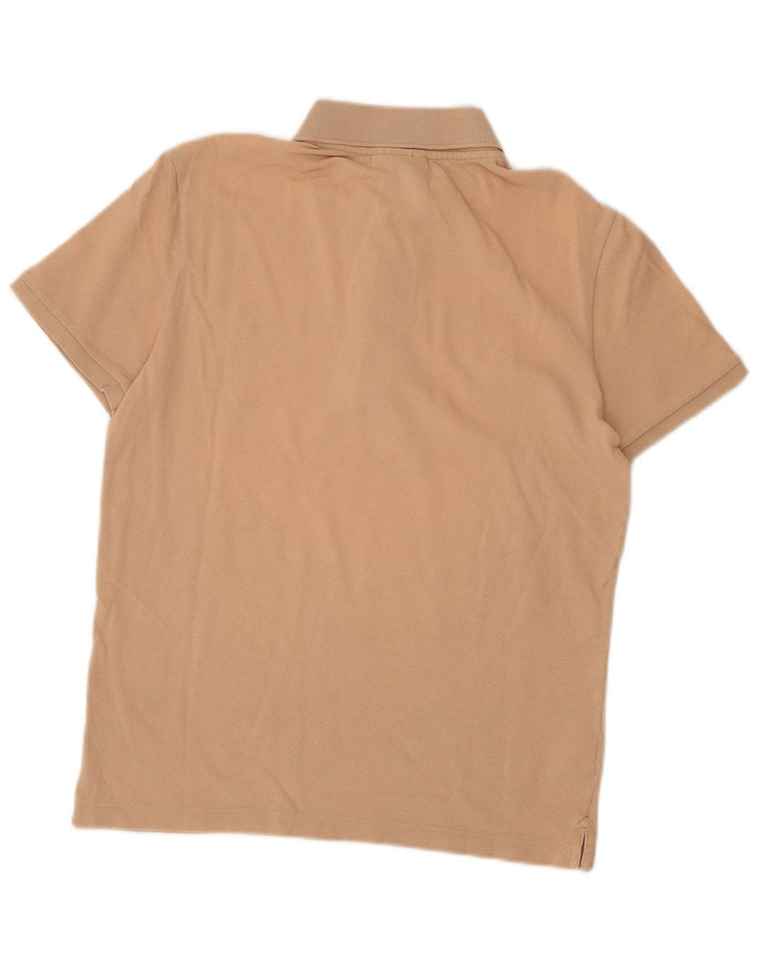 Camisa polo masculina Lacoste Slim Fit tamanho 4 algodão bege médio