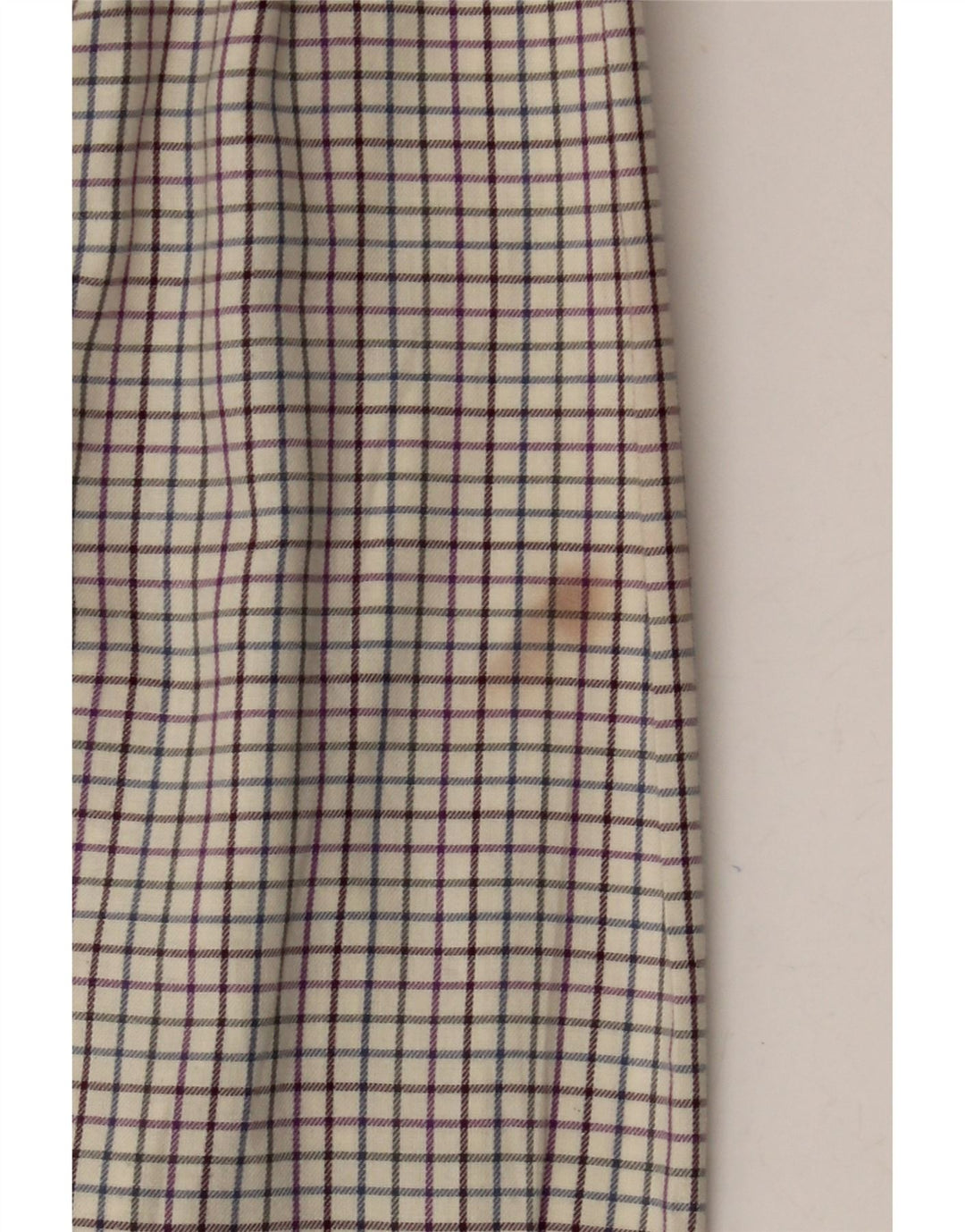 Camisa masculina Barbour XL Off White Check Cotton