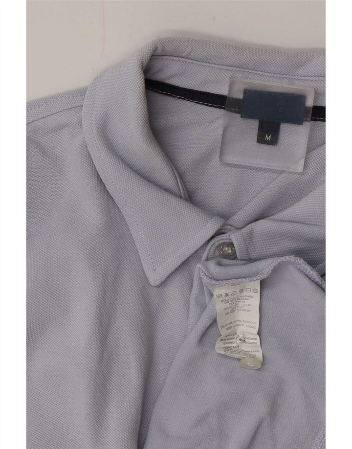 Camisa polo masculina Trussardi Jeans algodão azul médio