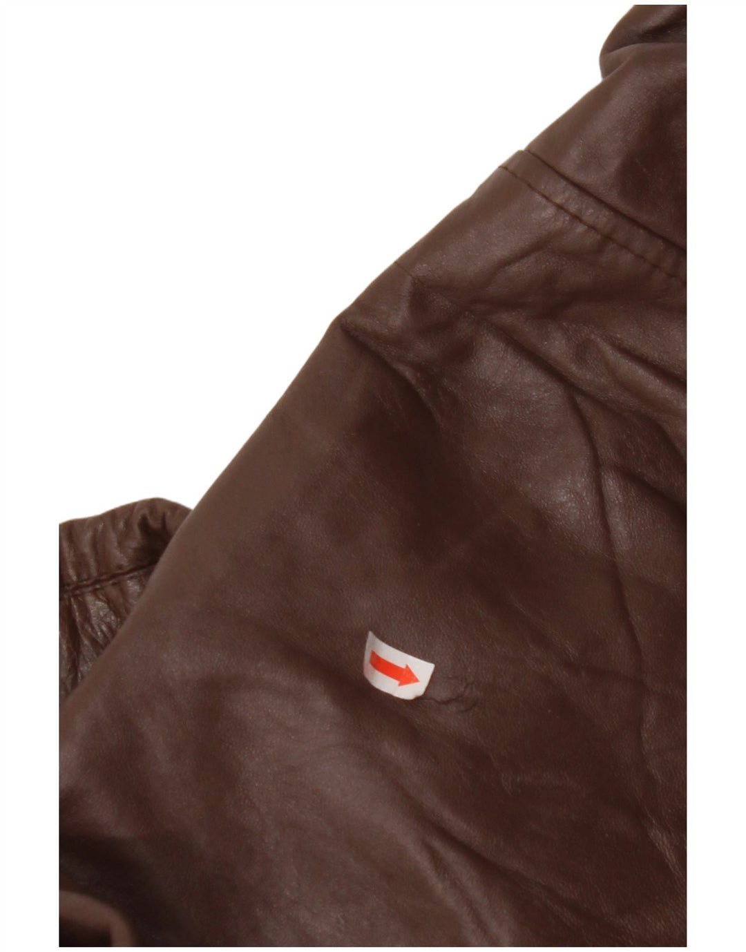 Jaqueta de couro masculina VINTAGE IT 56 3XL marrom