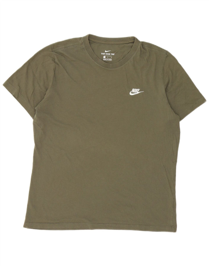 Camiseta masculina Nike grande algodão cáqui