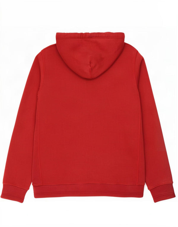 Suéter masculino com capuz e zíper Fat Face 2XL algodão vermelho