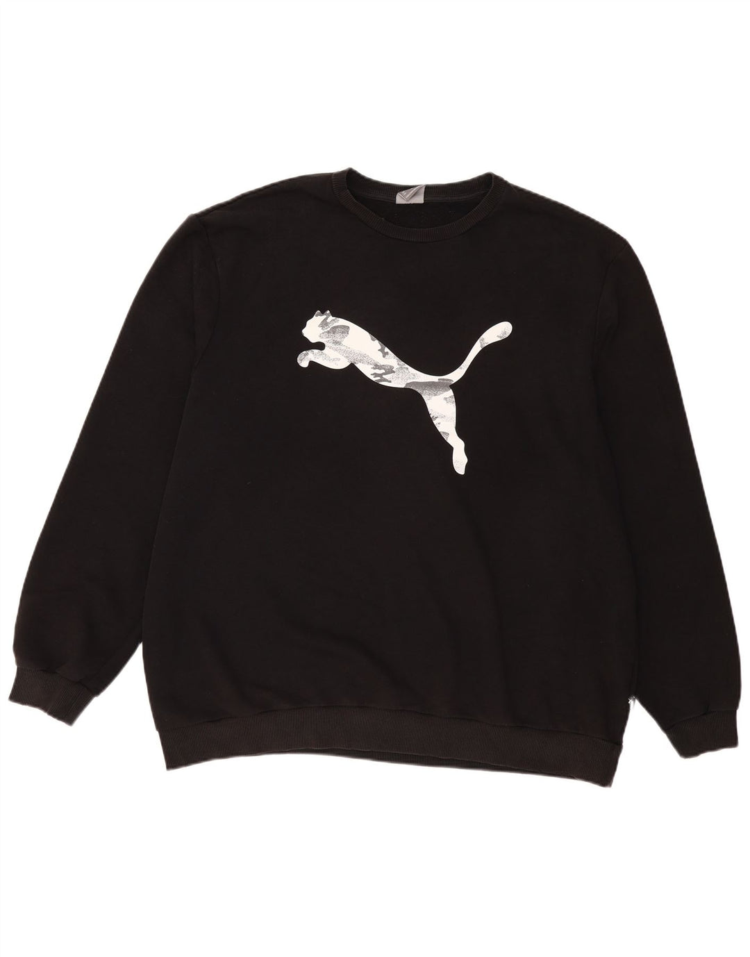 PUMA moletom gráfico masculino jumper 3XL algodão preto