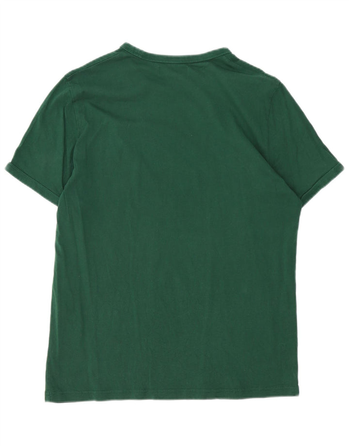 Camiseta masculina Fred Perry verde médio