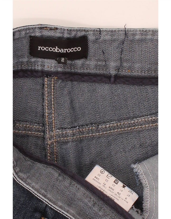ROCCOBAROCCO Womens Straight Jeans W33 L27 Blue Vintage Roccobarocco and Second-Hand Roccobarocco from Messina Hembry 