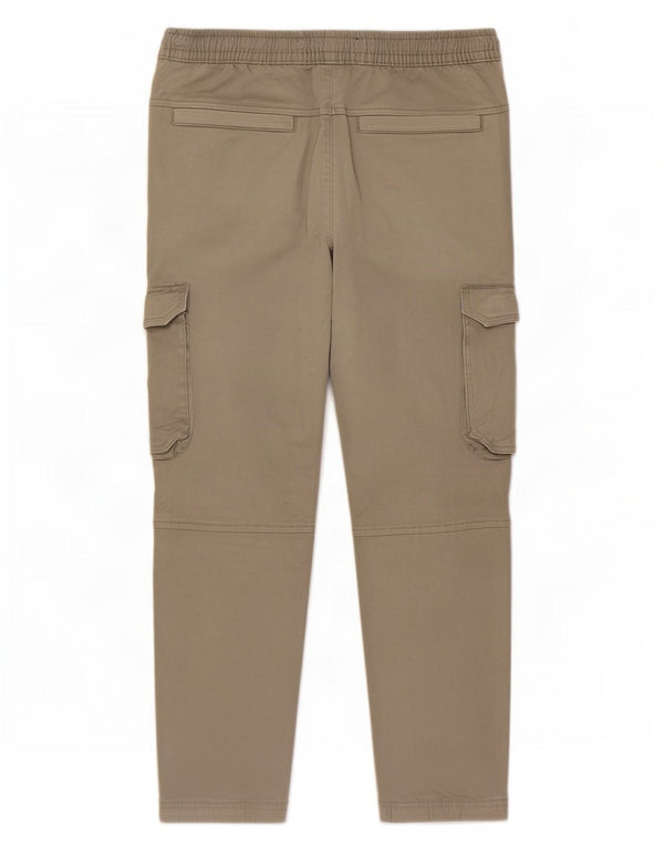 Zara Mens Joggers Cargo Trousers Medium W31 L26 Khaki
