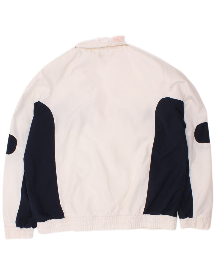 Jaqueta Adidas Meninos Treino Top 7-8 Anos Branco Colorblock Poliéster