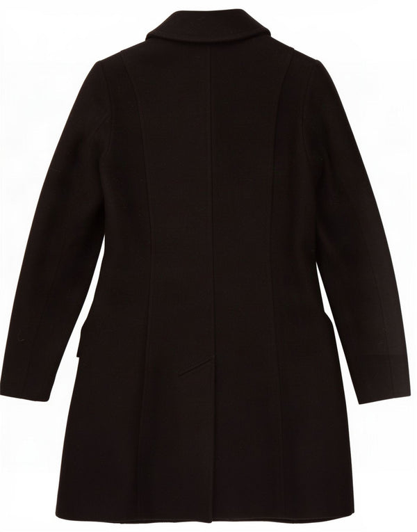 Sobretudo feminino Benetton UK 6 XS lã preta