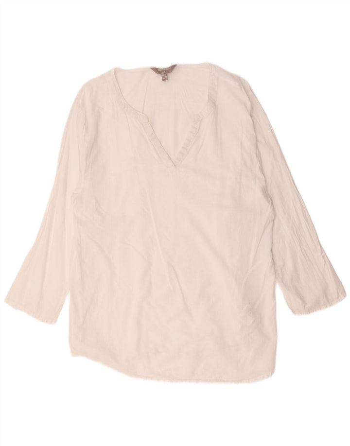 Pulôver feminino Mountain Warehouse UK 18 XL algodão branco