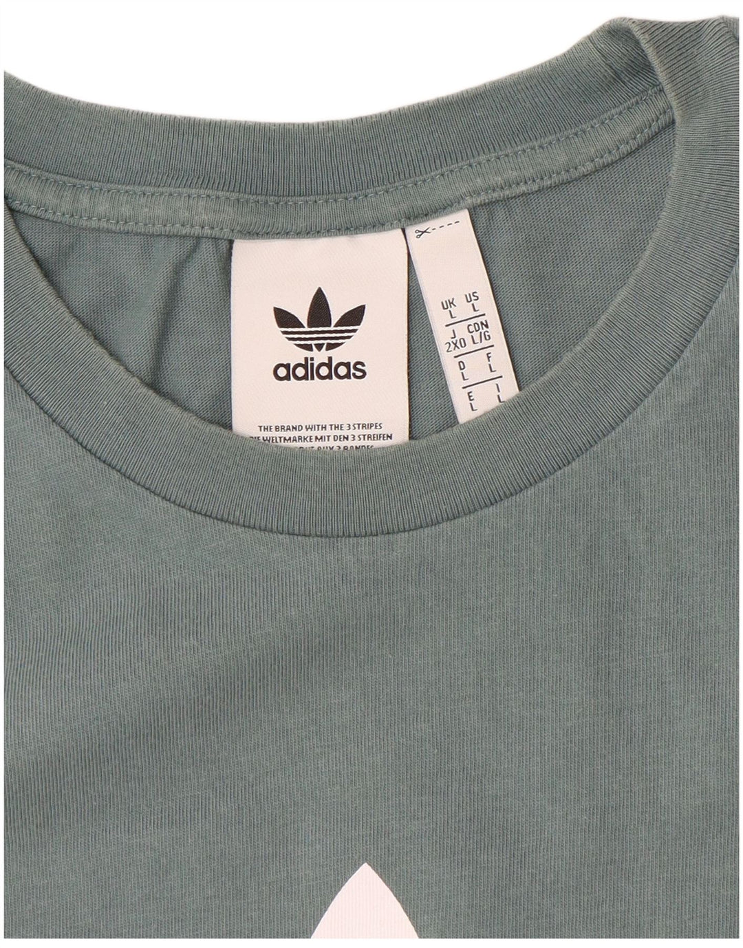 ADIDAS Mens Graphic T-Shirt Top Grande Azul