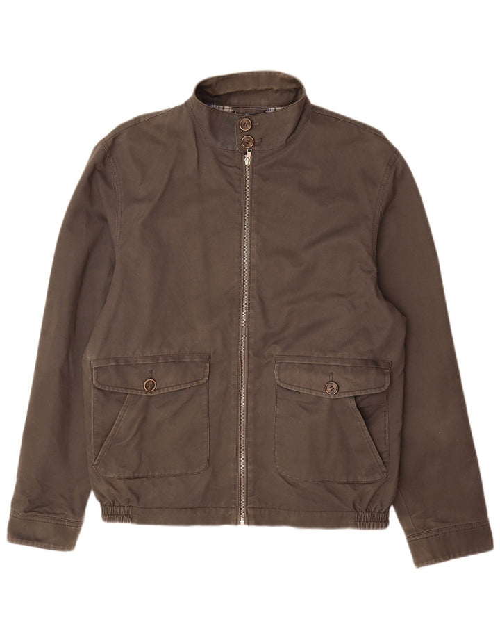 Jaqueta bomber masculina Marks & Spencer Blue Harbor Reino Unido 38 cinza médio