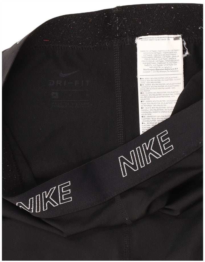 Leggings Nike Dri Fit Graphic UK 12 Médio Preto Poliéster