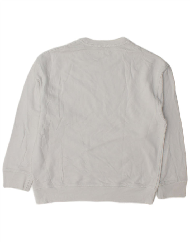 Levi's Mens Relaxed Graphic Moletom Jumper Pequeno Algodão Branco