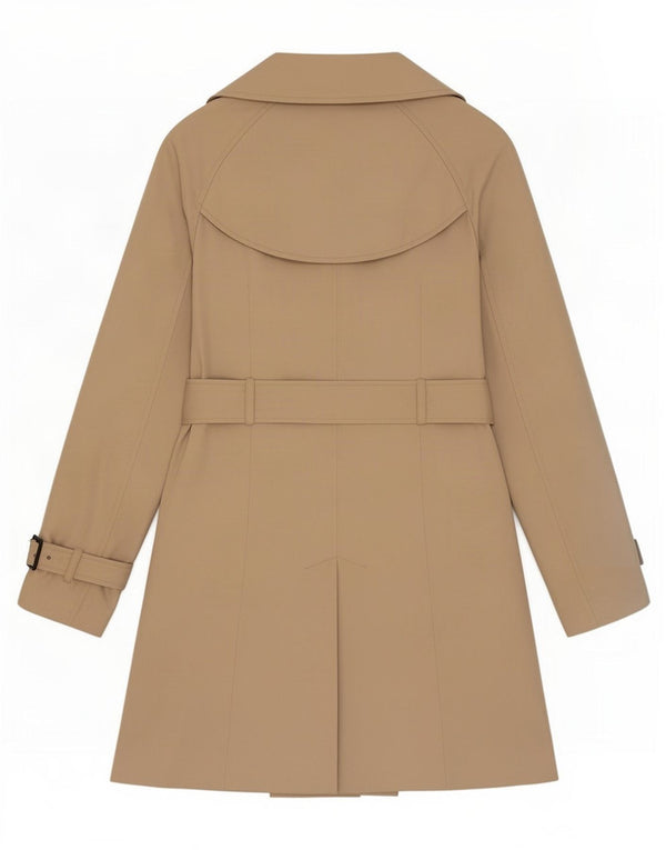 Casaco impermeável feminino Zara UK 6 XS poliéster bege