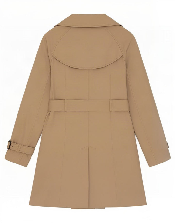 Casaco impermeável feminino Zara UK 6 XS poliéster bege
