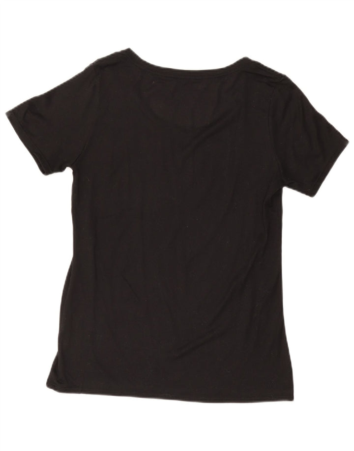 Camiseta Nike Feminina Dri Fit Top UK 10 Pequena Preta