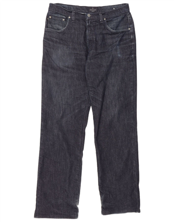 Jeans reto masculino TRUSSARDI W33 L31 azul marinho