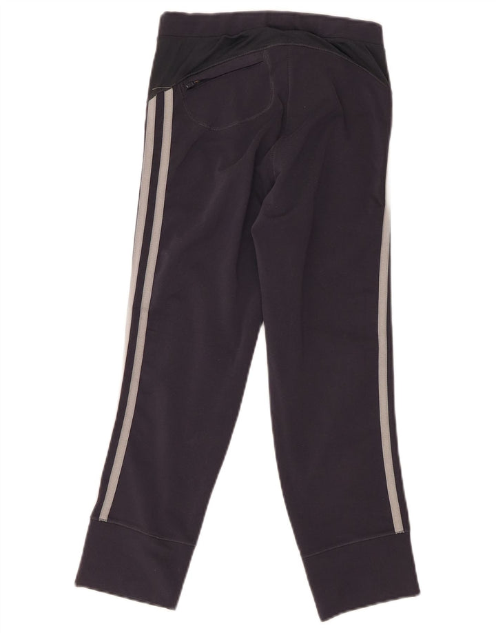 Adidas Womens Capri Leggings UK 8 Pequeno Poliéster Preto