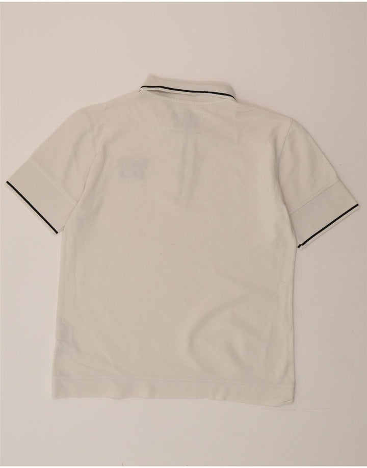 Camisa polo masculina gráfica NORTH SAILS XL algodão branco