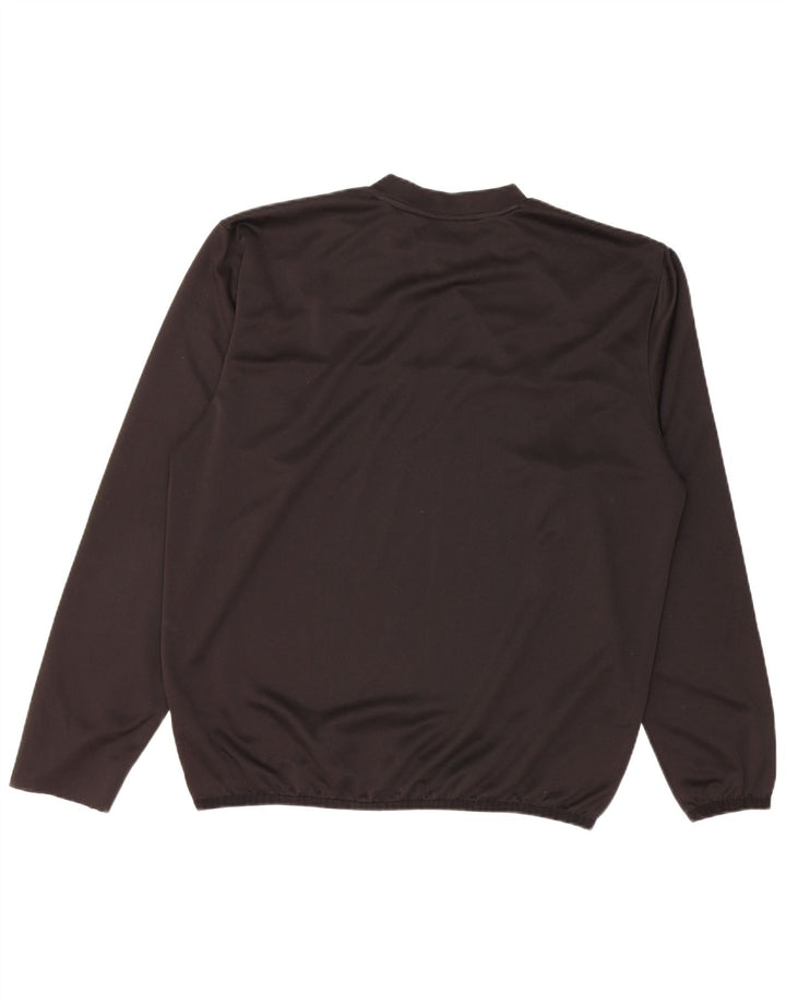 Puma Mens Top Manga Longa Grande Poliéster Preto