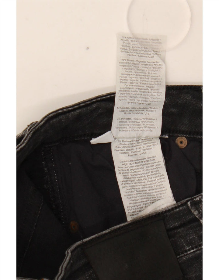 Jeans masculinos Jack & Jones Slim W30 L34 algodão preto