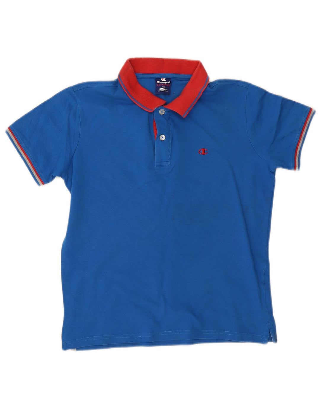 Camisa polo feminina CHAMPION UK 10 pequena azul
