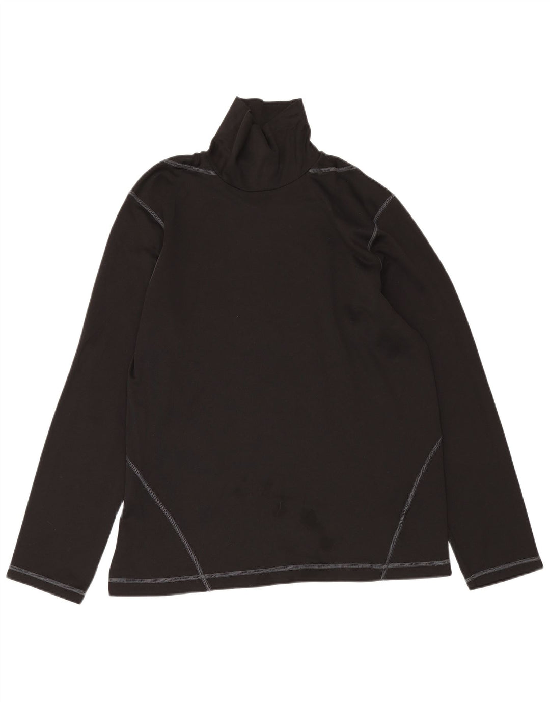 PUMA Mens Top Manga Longa Grande Algodão Preto