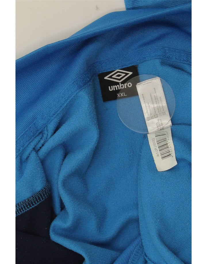 Umbro Mens Treino Top Jacket 2XL Azul Colourblock Poliéster