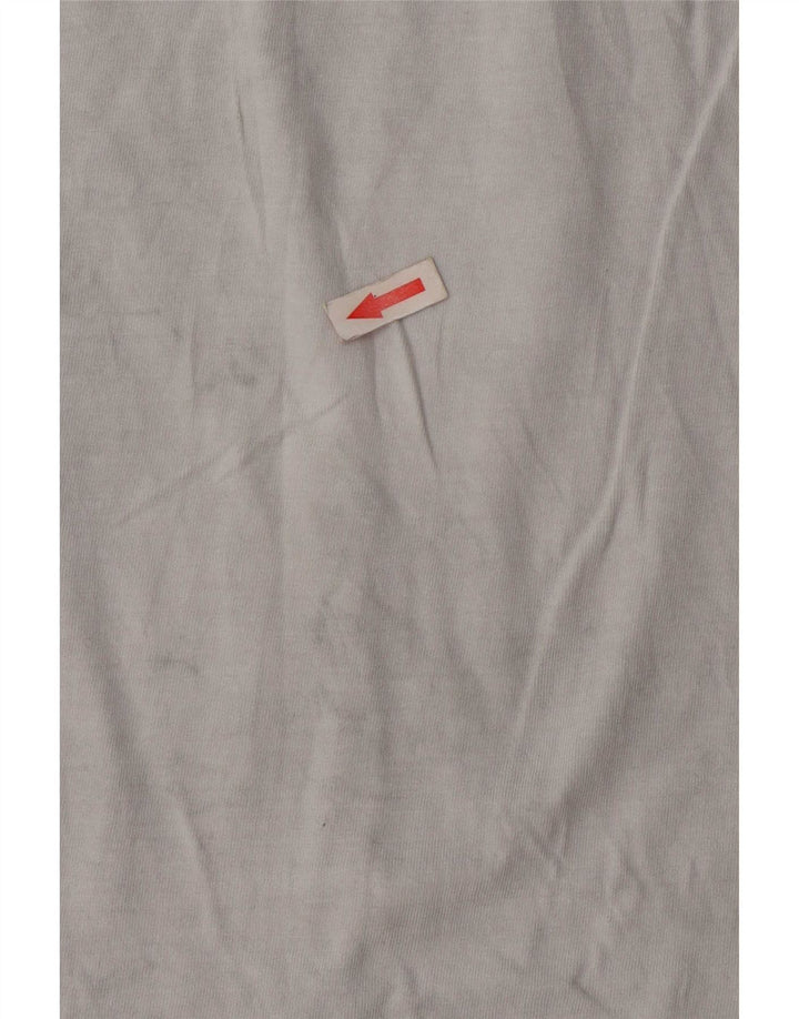 Camiseta masculina Puma Graphic Top cinza médio algodão