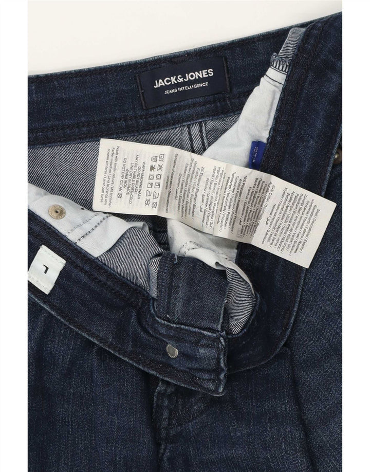 Shorts jeans Liam masculino Jack & Jones grande W34 algodão azul marinho