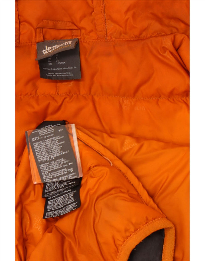 Jaqueta masculina acolchoada com capuz JACK WOLFSKIN Reino Unido 34 poliamida cinza pequena