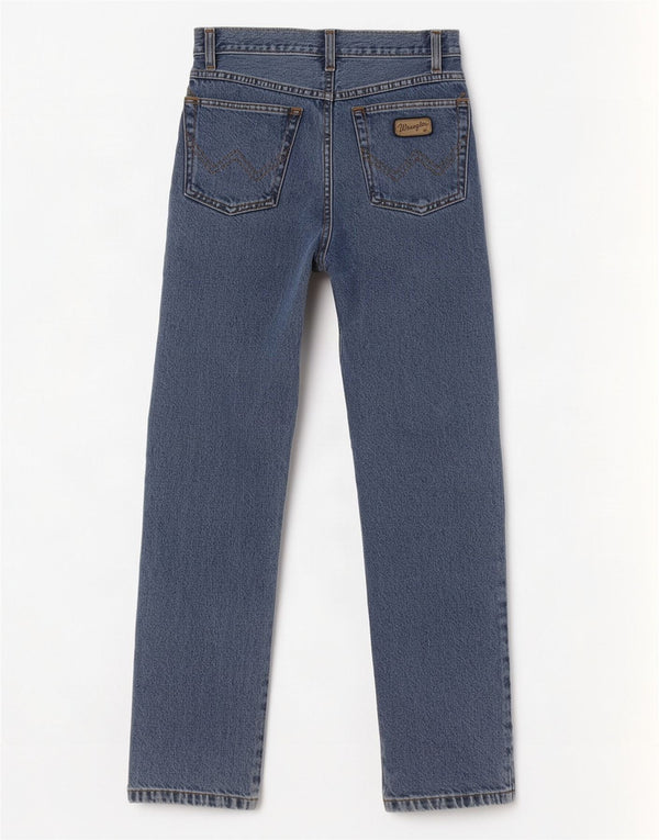 Wrangler Womens Lucy Straight Jeans US 10 Grande W30 L30 Azul Algodão