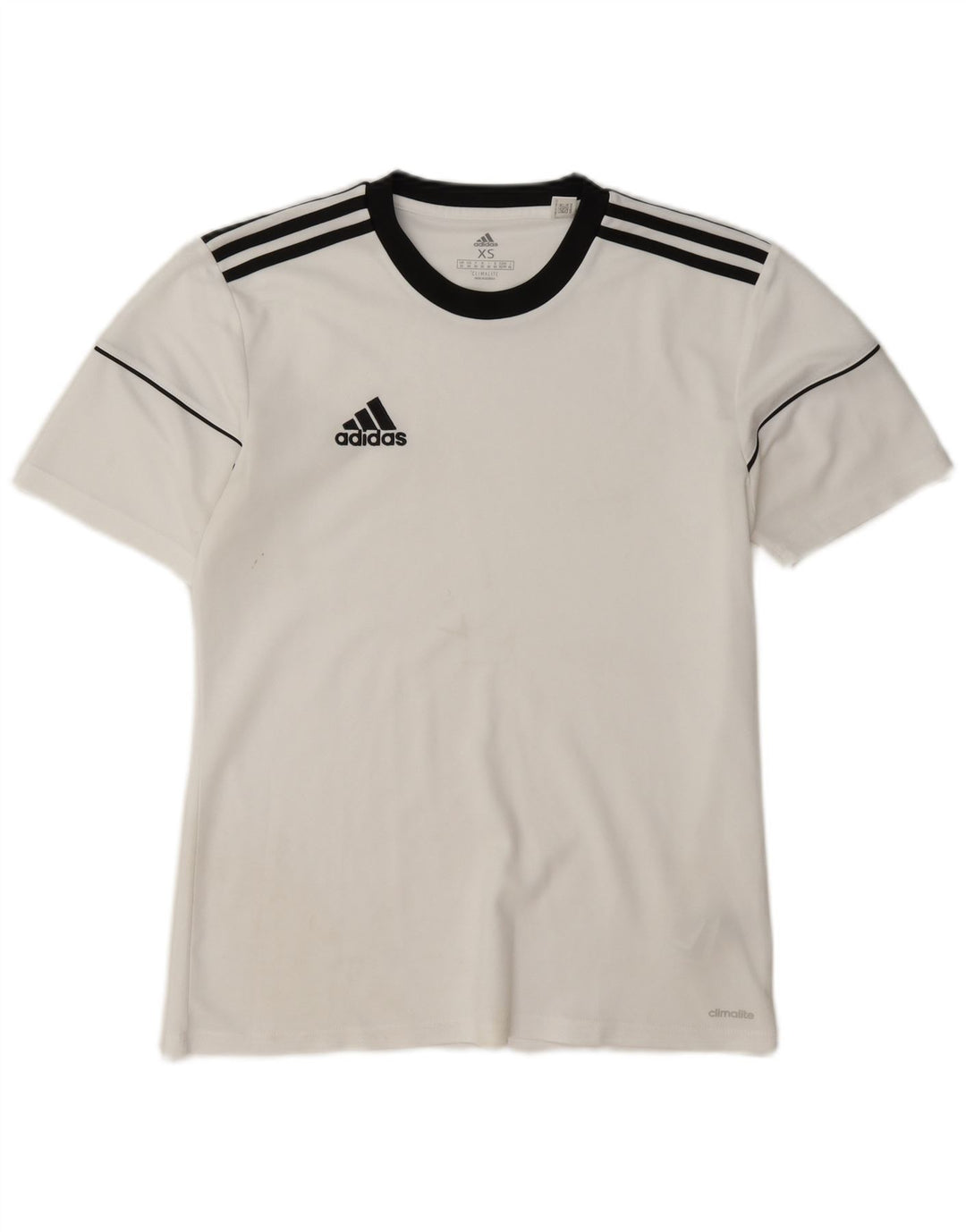 Adidas Mens Climalite Camiseta Top XS Branco Colourblock Poliéster