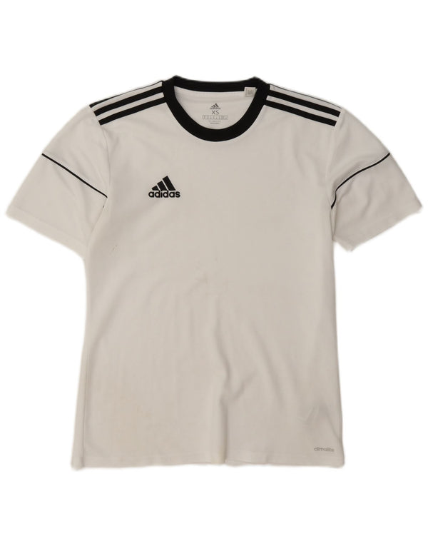Adidas Mens Climalite Camiseta Top XS Branco Colourblock Poliéster