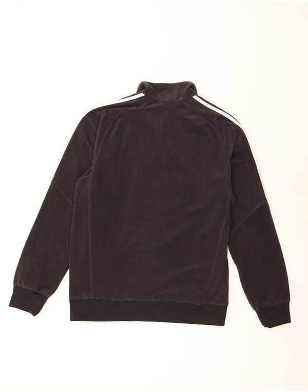 Adidas Mens Fleece Jacket UK 38 Médio Preto Poliéster