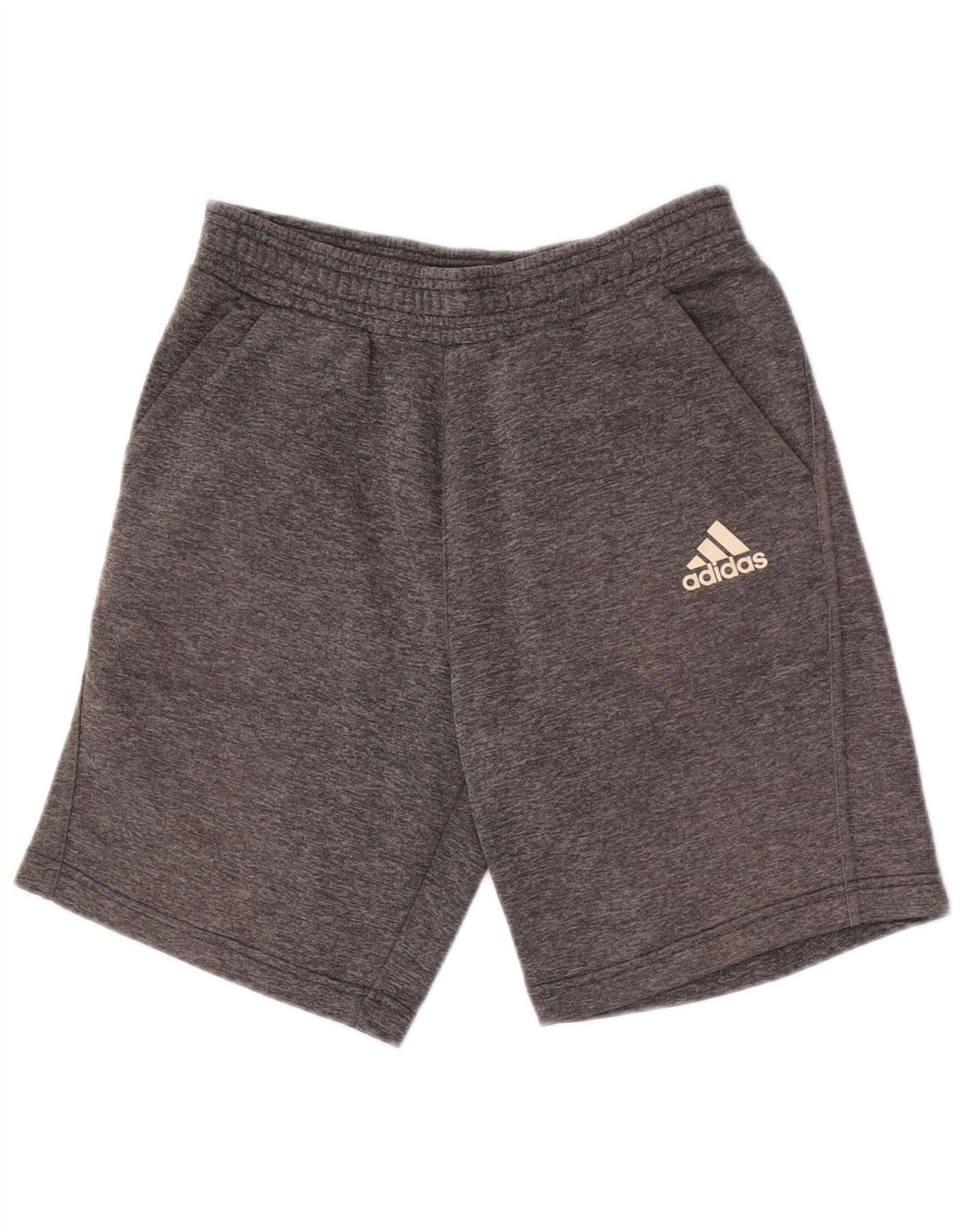 Calções desportivos Adidas Boys Climalite 13-14 anos cinzento poliéster