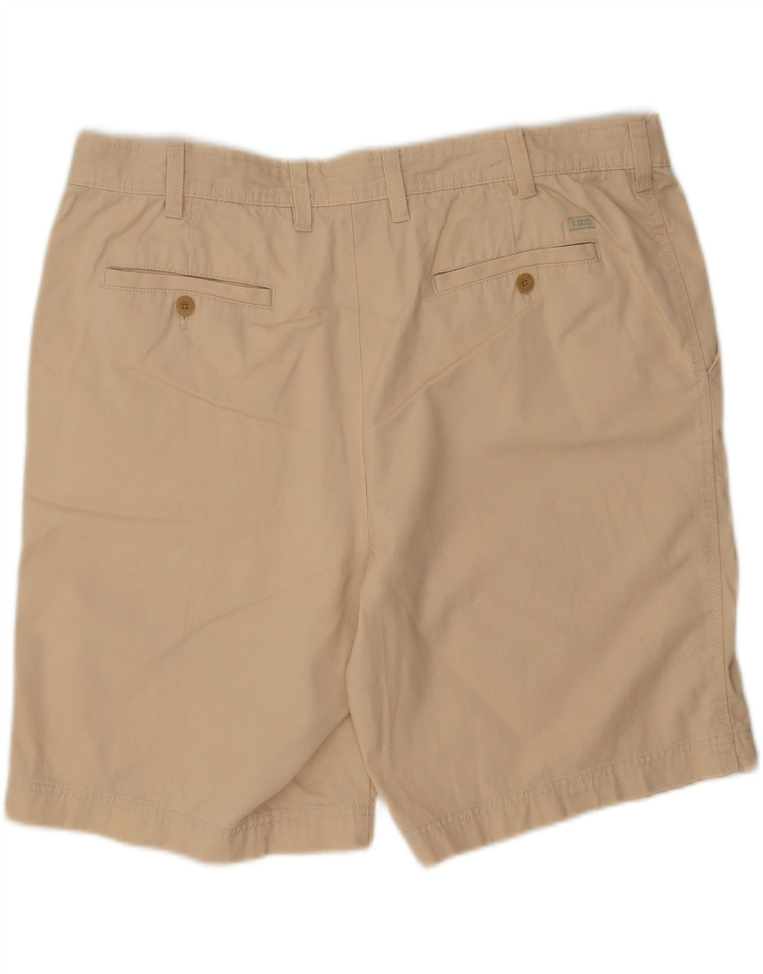 IZOD Mens Salt Water Chino Shorts W42 2XL  Beige Cotton Vintage Izod and Second-Hand Izod from Messina Hembry 