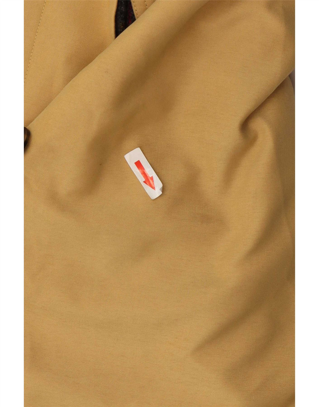 Sobretudo feminino Henry White UK 14 poliéster xadrez amarelo médio