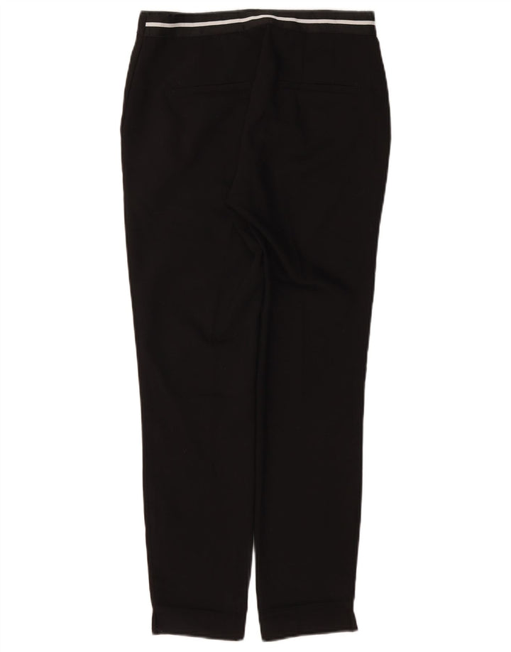 Zara Calça Chino Feminina Slim Pequena W26 L26 Preta