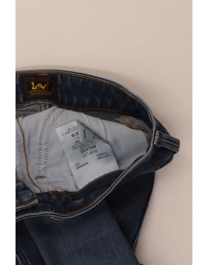 Lee Womens Breese Flared Jeans W29 L31 Azul Algodão