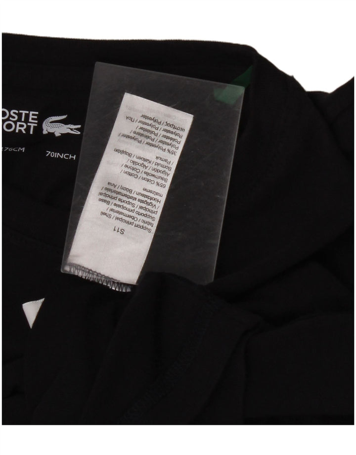 Top gráfico masculino LACOSTE manga comprida 15-16 anos algodão azul marinho