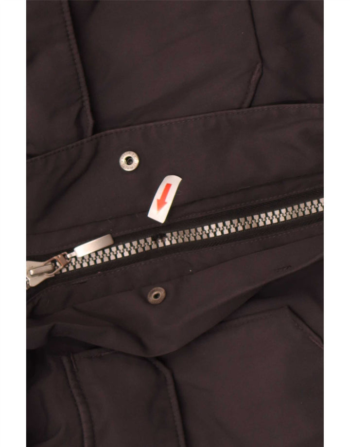 Jaqueta masculina acolchoada com capuz Murphy & Nye Reino Unido 38 médio preto