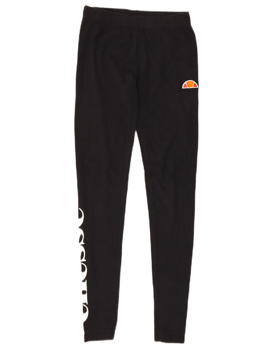 Ellesse Leggings Gráficos Femininos Reino Unido 8 Pequeno Algodão Preto