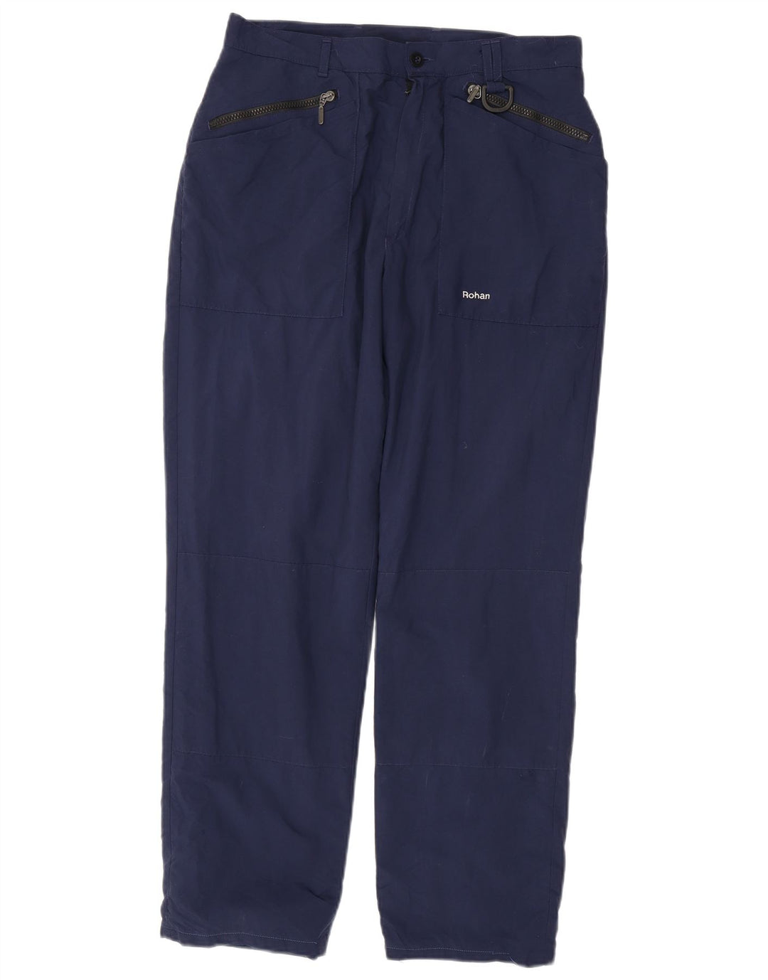 Calça corta-vento masculina Rohan para caminhada W32 L29 azul marinho poliamida