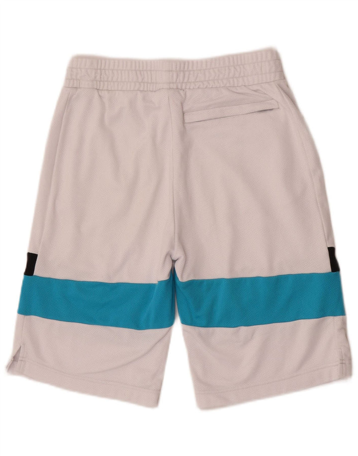 Kappa Mens Sport Shorts Pequeno Colorblock Branco