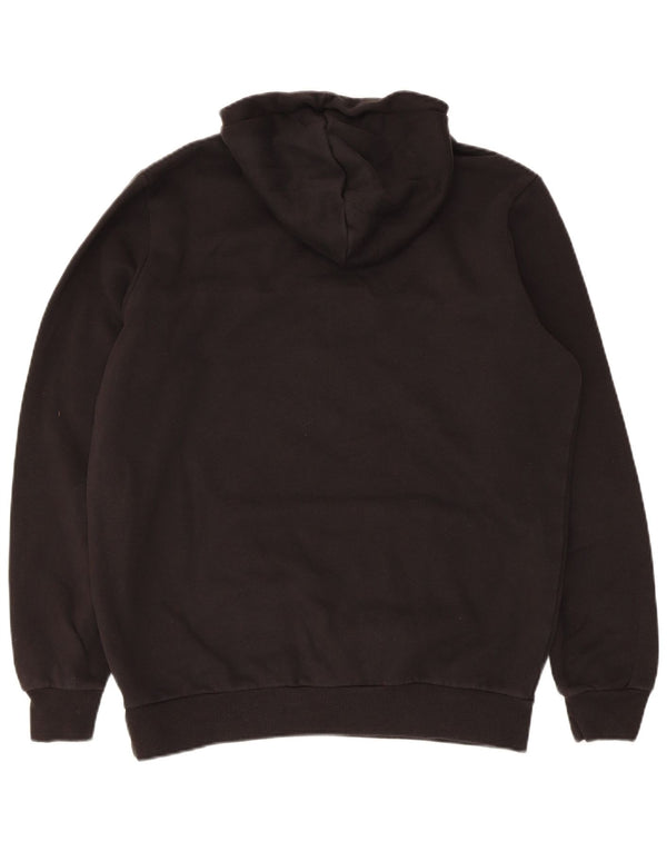 Puma Mens Hoodie Jumper Médio Algodão Preto