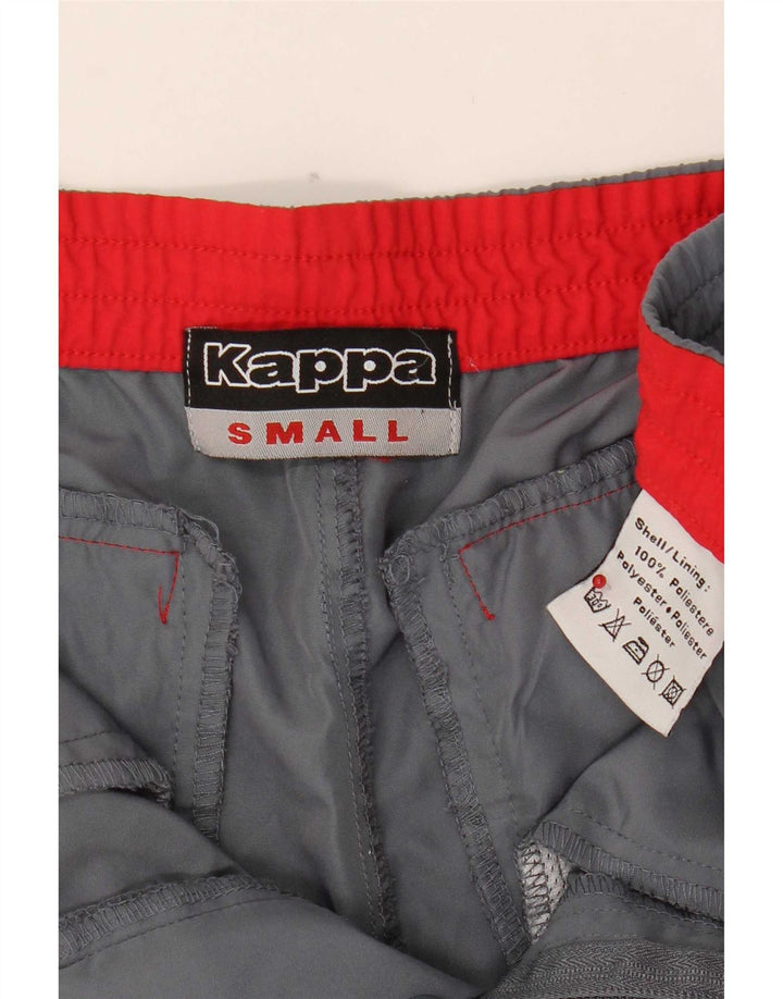 Calça masculina Kappa Capri pequena W29 L18 cinza poliéster